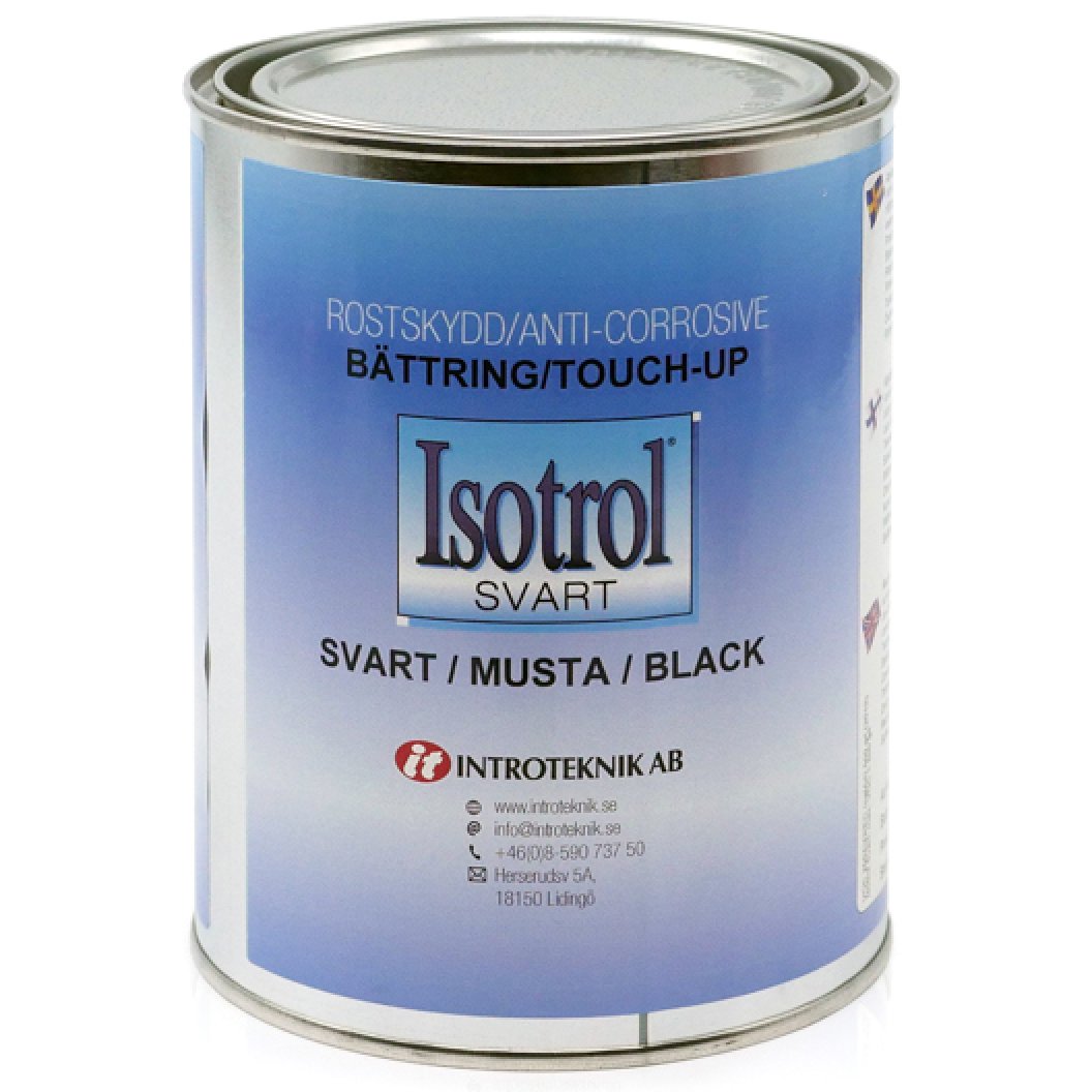 Isotrol Grund Bättringsfärg Svart – djupverkande färg direkt på rostiga ...