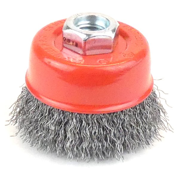 Axialborste Stål 65mm x M14