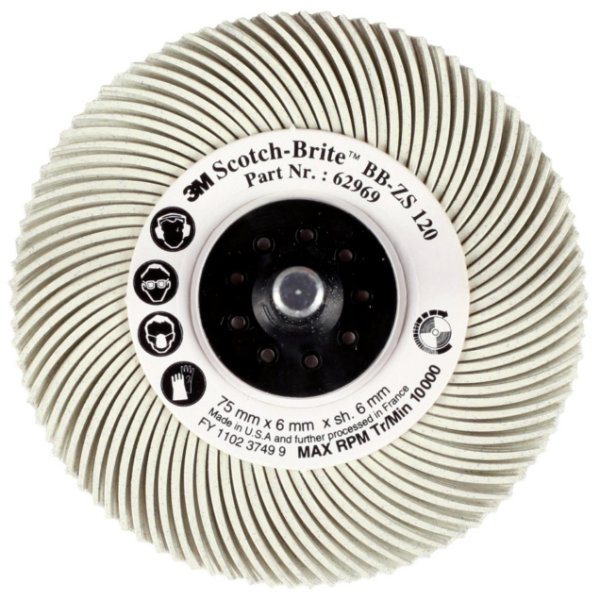 Radiabborste 75mm Scotch Brite BB-ZS