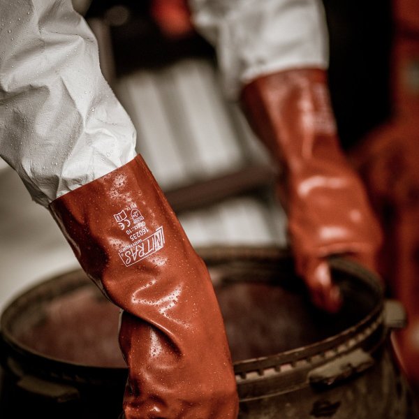 Skyddshandske PVC 35cm