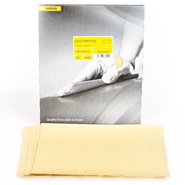 Lackslipapper Gold Proflex 230 x 280mm