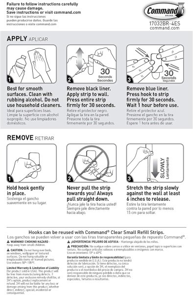 3M Command Små Metallkrokar Koppar 17032C 4-pack