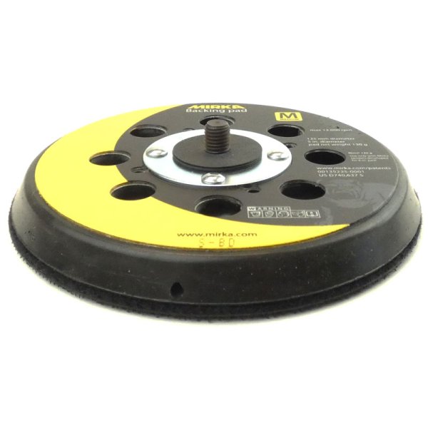Mirka Underlagsplatta 125mm 28-hål Medium 130g
