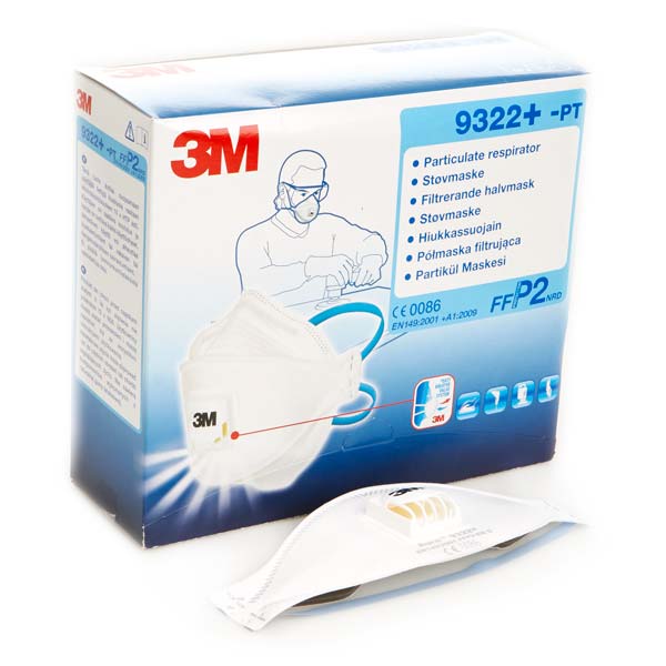 Filtrerande halvmask P2 9322 Aura 3M 10-pack