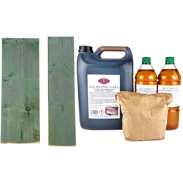 Tjärfärg Klargrön