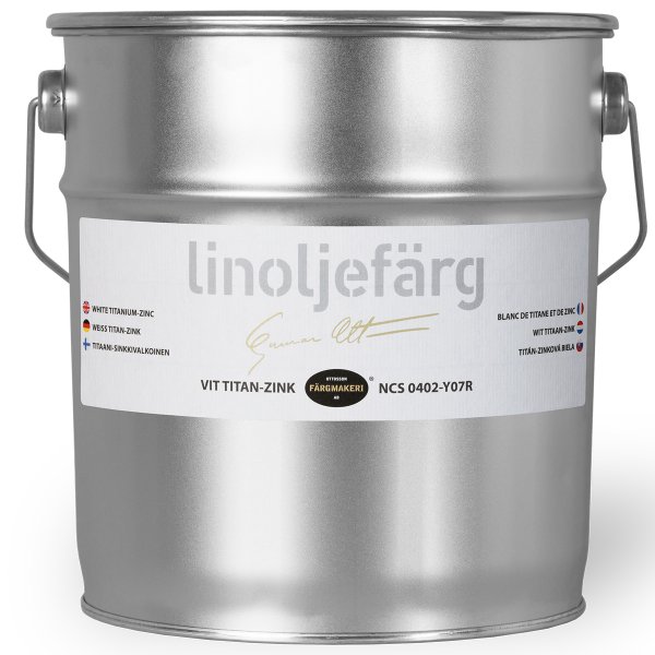Ottosson Linoljefärg Vit Titan-Zink