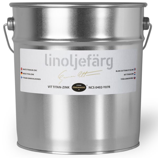 Ottosson Linoljefärg Vit Titan-Zink
