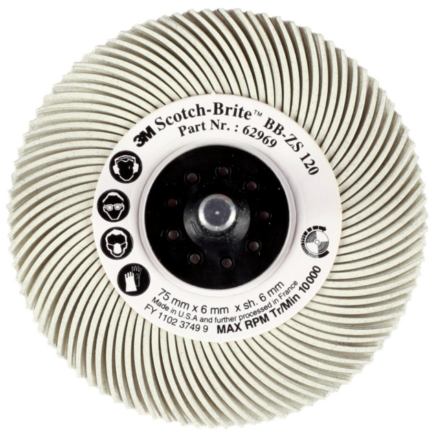 Radiabborste 75mm Scotch Brite BB-ZS