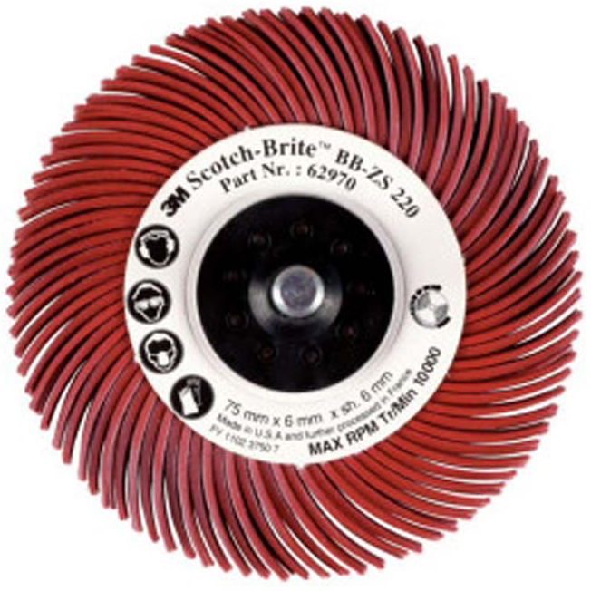 Radiabborste 75mm Scotch Brite BB-ZS