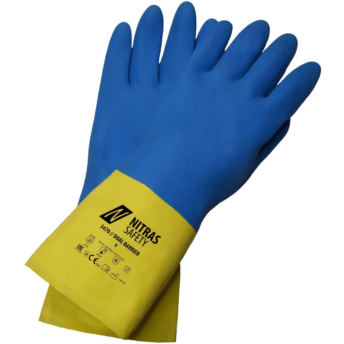 Kloroprenskyddshandske Dual Barrier 3470