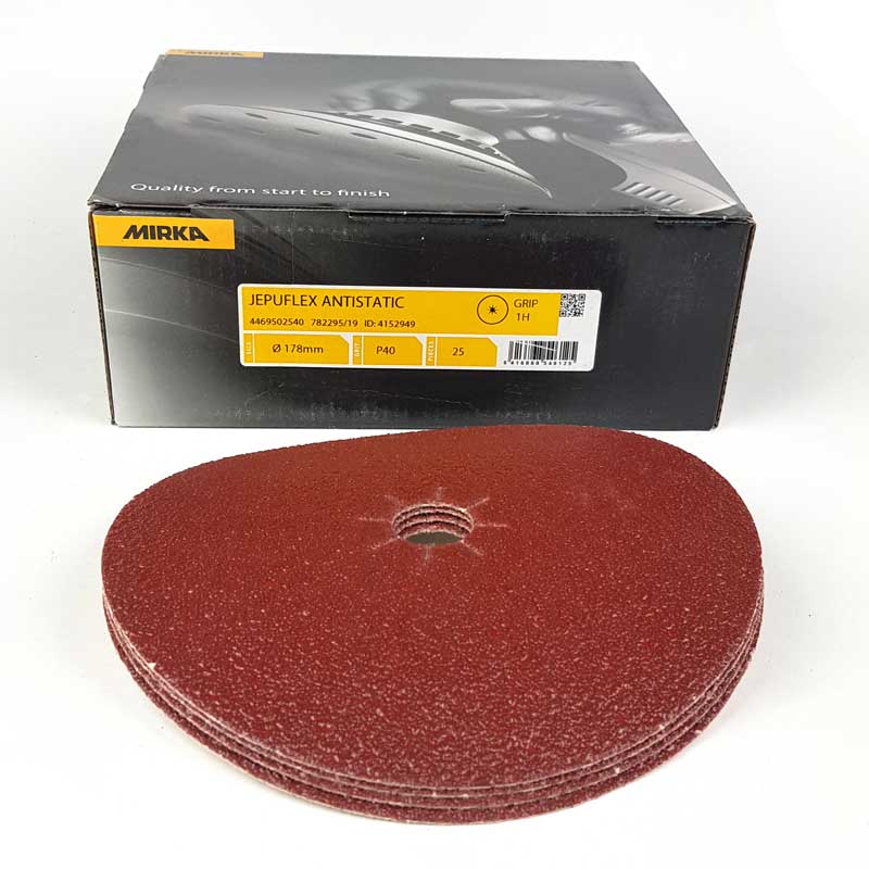 Kantsliprondell Jepuflex Antistaic Mirka 178 x 22mm