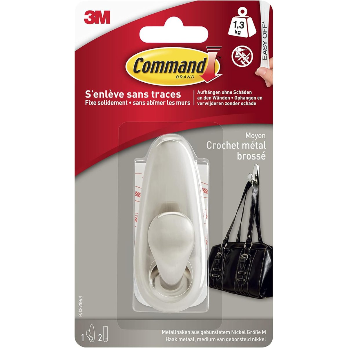 Command Medium Metallkrok Nickel FC12-BN
