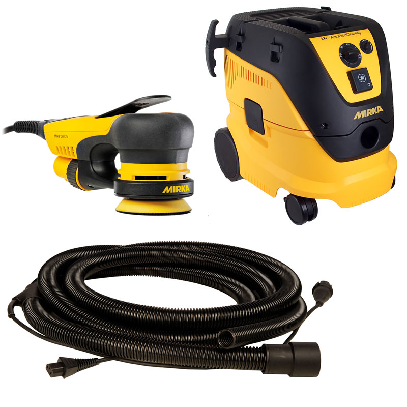 Maskinpaket Deros II 350 + Dammsugare + Slang