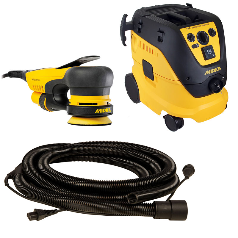 Maskinpaket Deros II 350 + Dammsugare + Slang