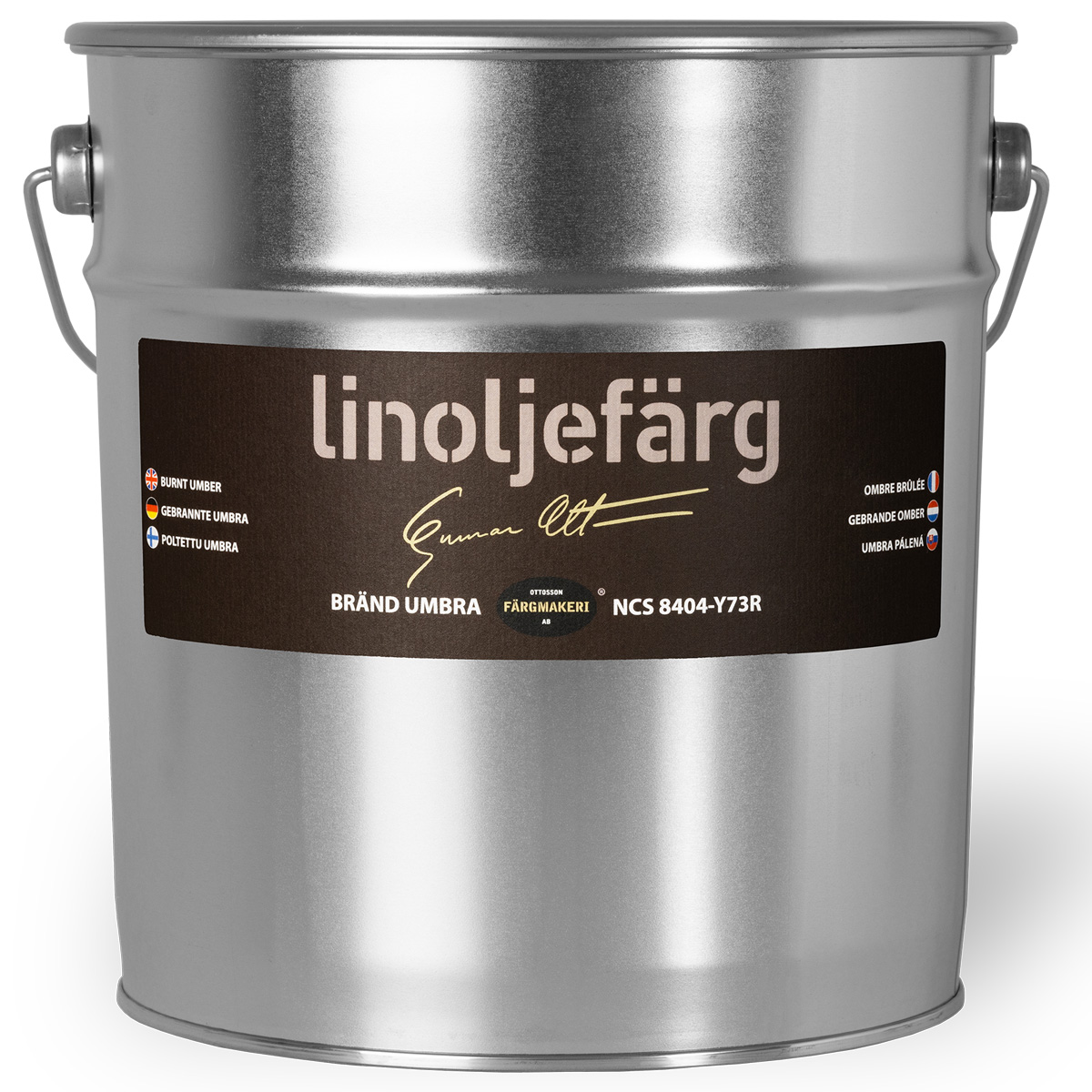 Ottosson Linoljefärg Bränd Umbra