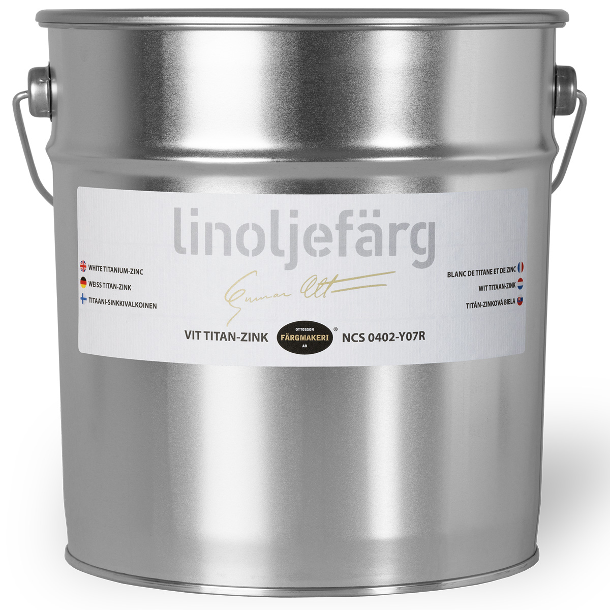 Ottosson Linoljefärg Vit Titan-Zink