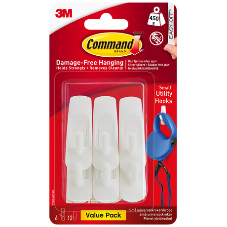 Command Plastkrok Mini 6-pack