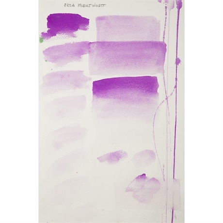Koboltviolett-akvarell-konstfärg