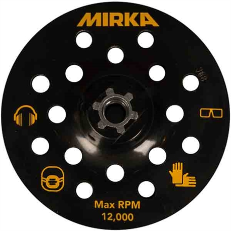 125mm i diameter är denna platta för Mirka dammsugarenhet.