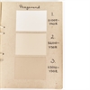 Bild på kulörkarta Pergament från Bifrost. Bifrost Pergament finns i tre vackra bruna kulörer. Färgerna går från nästan helvit till starkt brun. Lämpliga till målning av väggar, golv och snickerier inomhus.